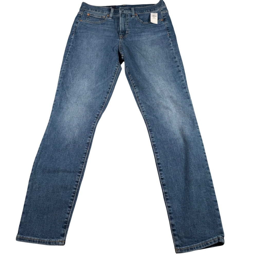 Gap True Skinny High Rise Jeans Women 29/8 (FITS 29 X 28) Blue Denim Stretch NEW